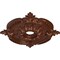 Ekena Millwork Benson Classic Medallion (Canopies up to 6 1/2"), 28 3/8"OD x 3 3/4"ID x 1 5/8"P, Copper Penny CM28BECPS - alternate 3